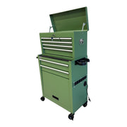 BEAR Barber Wagen Set – Profi Barbershop Trolley Grün