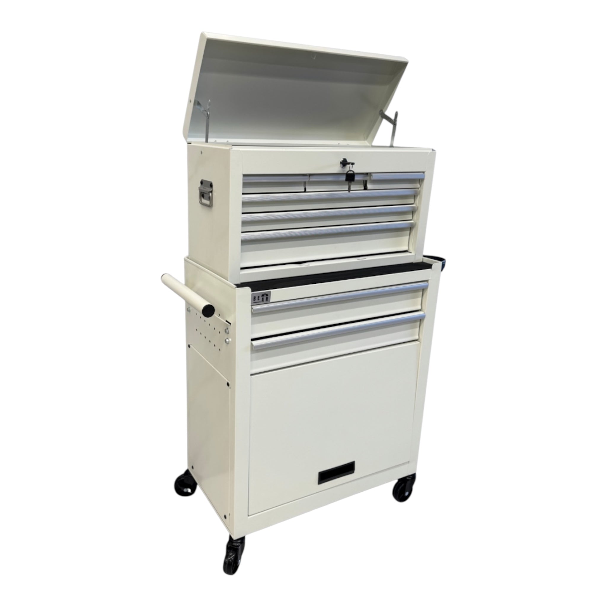 BEAR Station Set Barber – Barbershop Wagen –Weiß