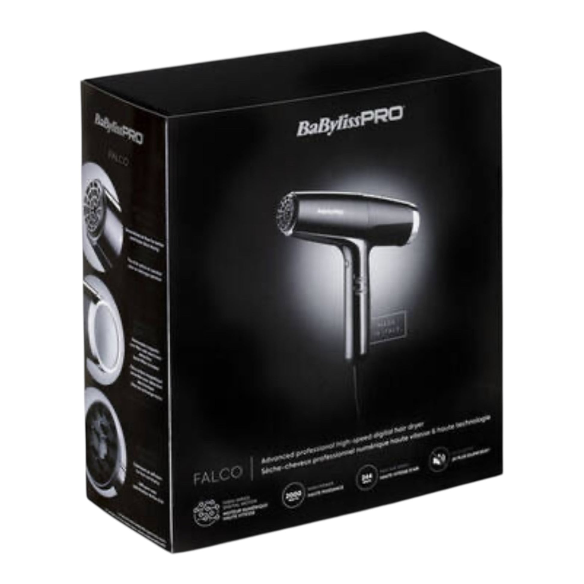 BaByliss PRO FALCO High-Speed Hair Dryer – Grau/Gold
