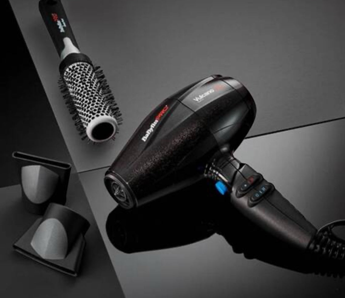BaByliss PRO Vulcano-HQ 2400W Ionic – Professioneller Haartrockner Made in Italy