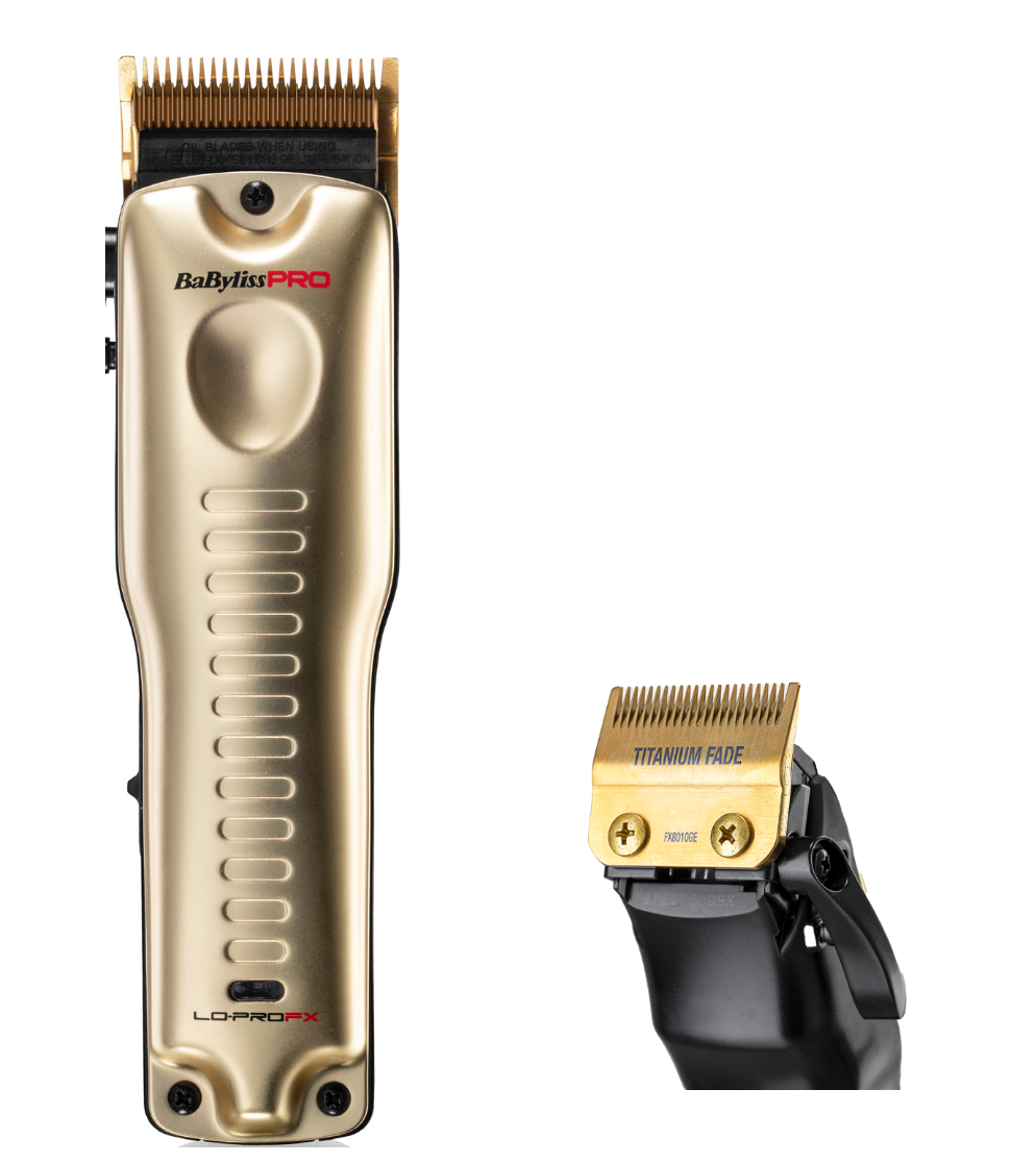 BaByliss PRO Lo-Pro FX825GE Gold Clipper 4Artists