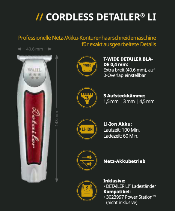 Wahl Cordless Detailer Li