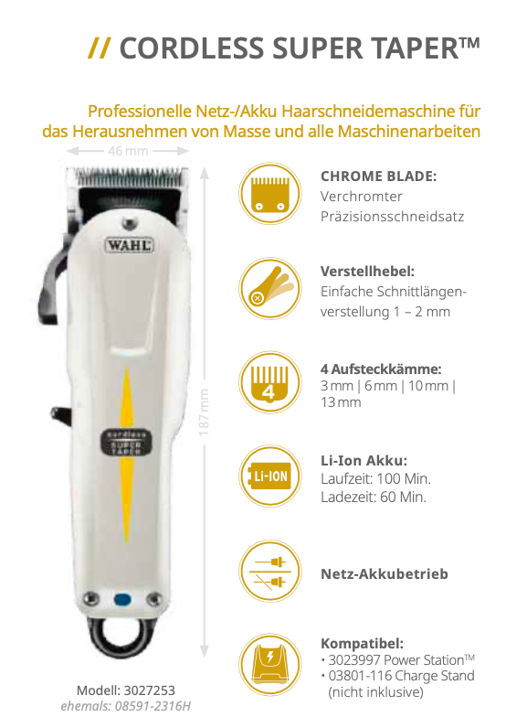 Wahl Cordless Super Taper