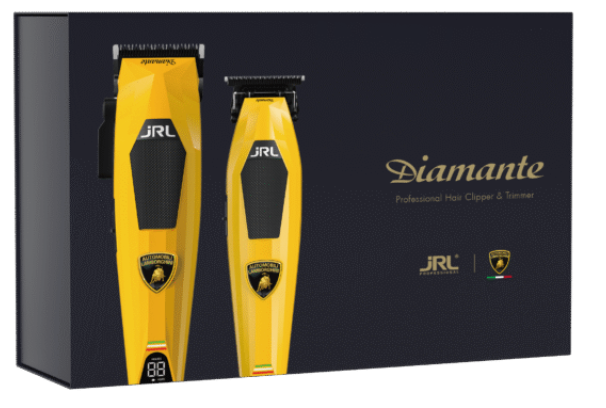 JRL x Lamborghini Diamante Clipper & Trimmer Combo Kit – Gelb-Schwarz