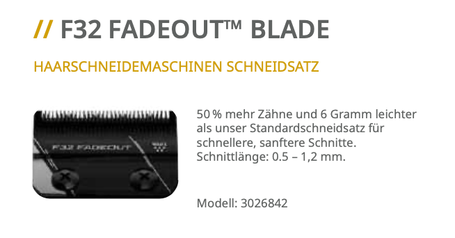 Wahl Haarschneidemaschinen Schneidsatz - Scherkopf  Ersatzteile