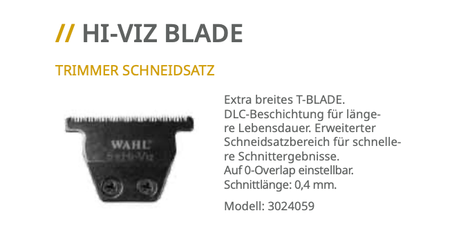 Wahl Haarschneidemaschinen Schneidsatz - Scherkopf  Ersatzteile