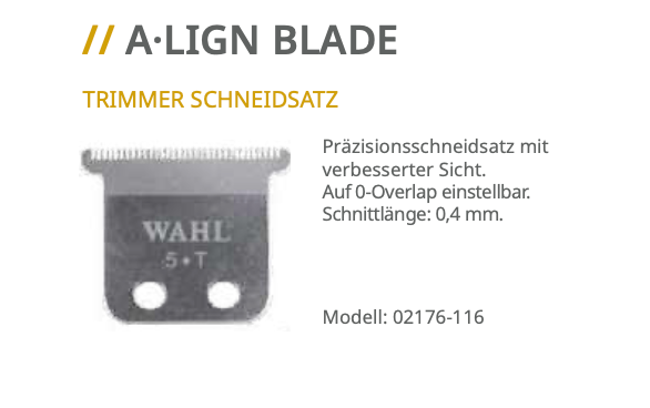 Wahl Haarschneidemaschinen Schneidsatz - Scherkopf  Ersatzteile