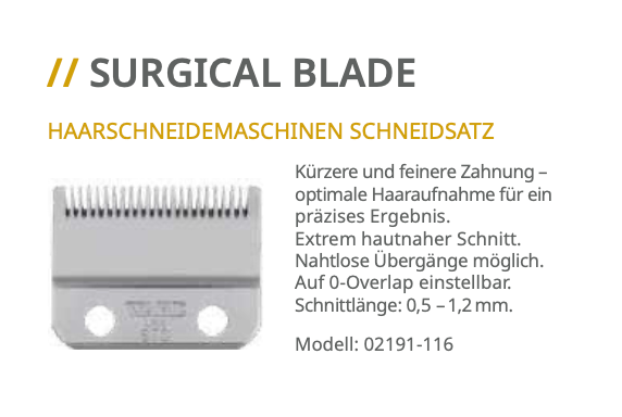 Wahl Haarschneidemaschinen Schneidsatz - Scherkopf  Ersatzteile