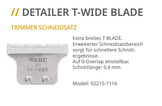 Wahl Haarschneidemaschinen Schneidsatz - Scherkopf  Ersatzteile