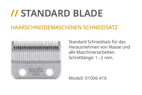 Wahl Haarschneidemaschinen Schneidsatz - Scherkopf  Ersatzteile