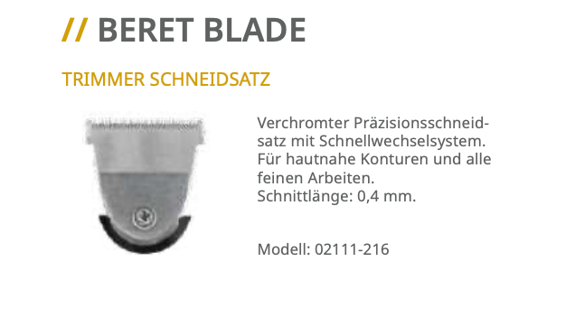Wahl Haarschneidemaschinen Schneidsatz - Scherkopf  Ersatzteile