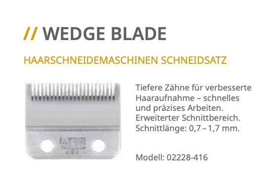 Wahl Haarschneidemaschinen Schneidsatz - Scherkopf  Ersatzteile