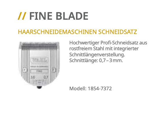 Wahl Haarschneidemaschinen Schneidsatz - Scherkopf  Ersatzteile
