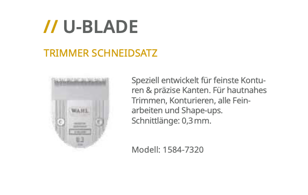 Wahl Haarschneidemaschinen Schneidsatz - Scherkopf  Ersatzteile