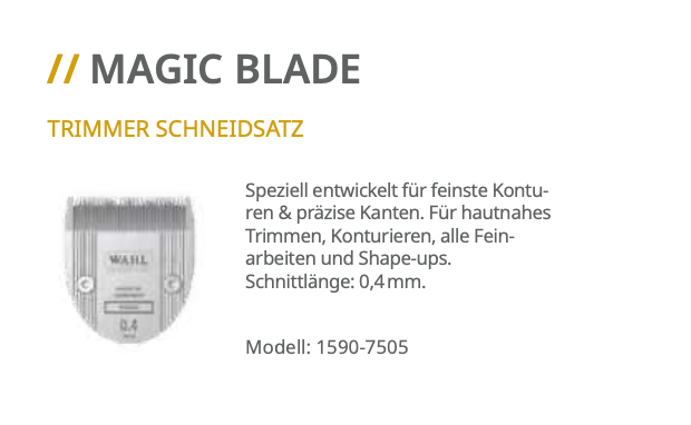 Wahl Haarschneidemaschinen Schneidsatz - Scherkopf  Ersatzteile