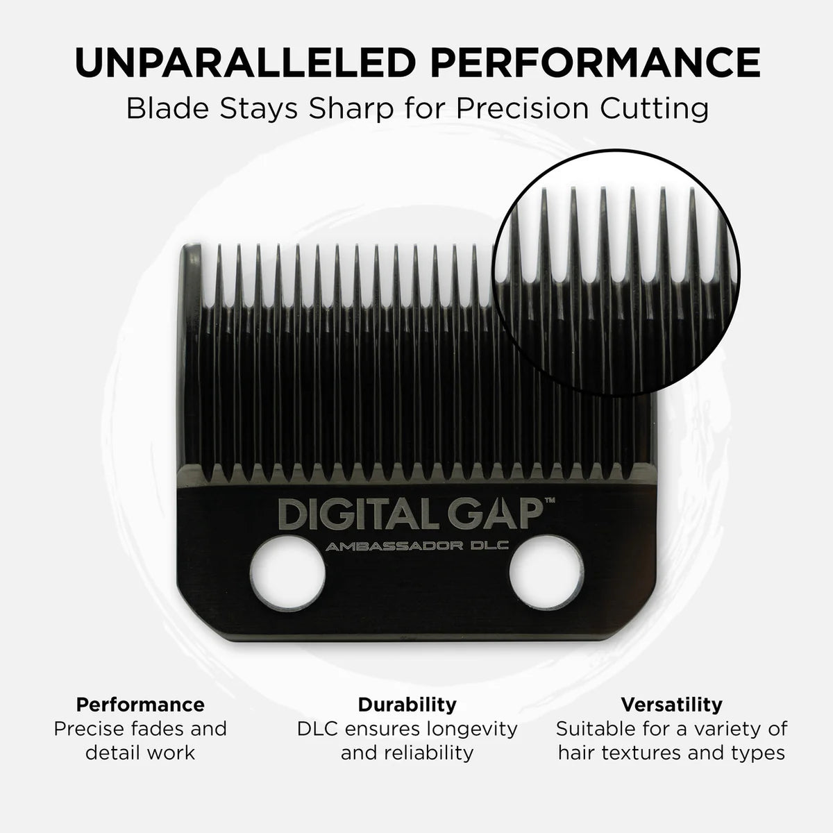 Cocco Digital Gap™ Ambassador DLC Taper Clipper Blade – Profi Ersatzklinge
