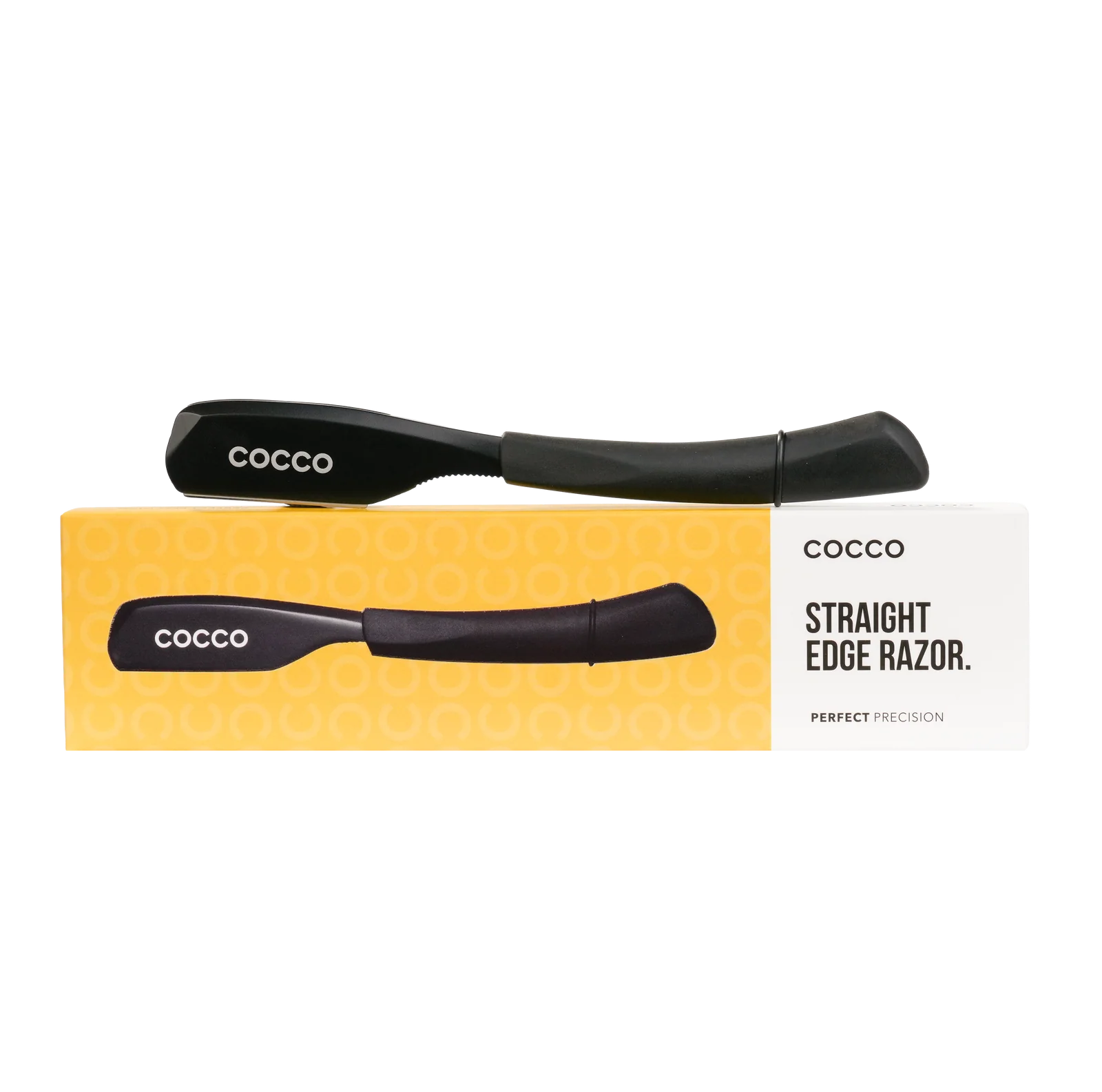 Cocco Straight Razor T15 Matte Black – Profi Barber Rasierer