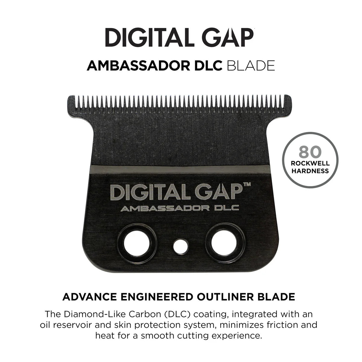 Digital Gap™ Ambassador DLC Trimmer Blade – Profi Klinge