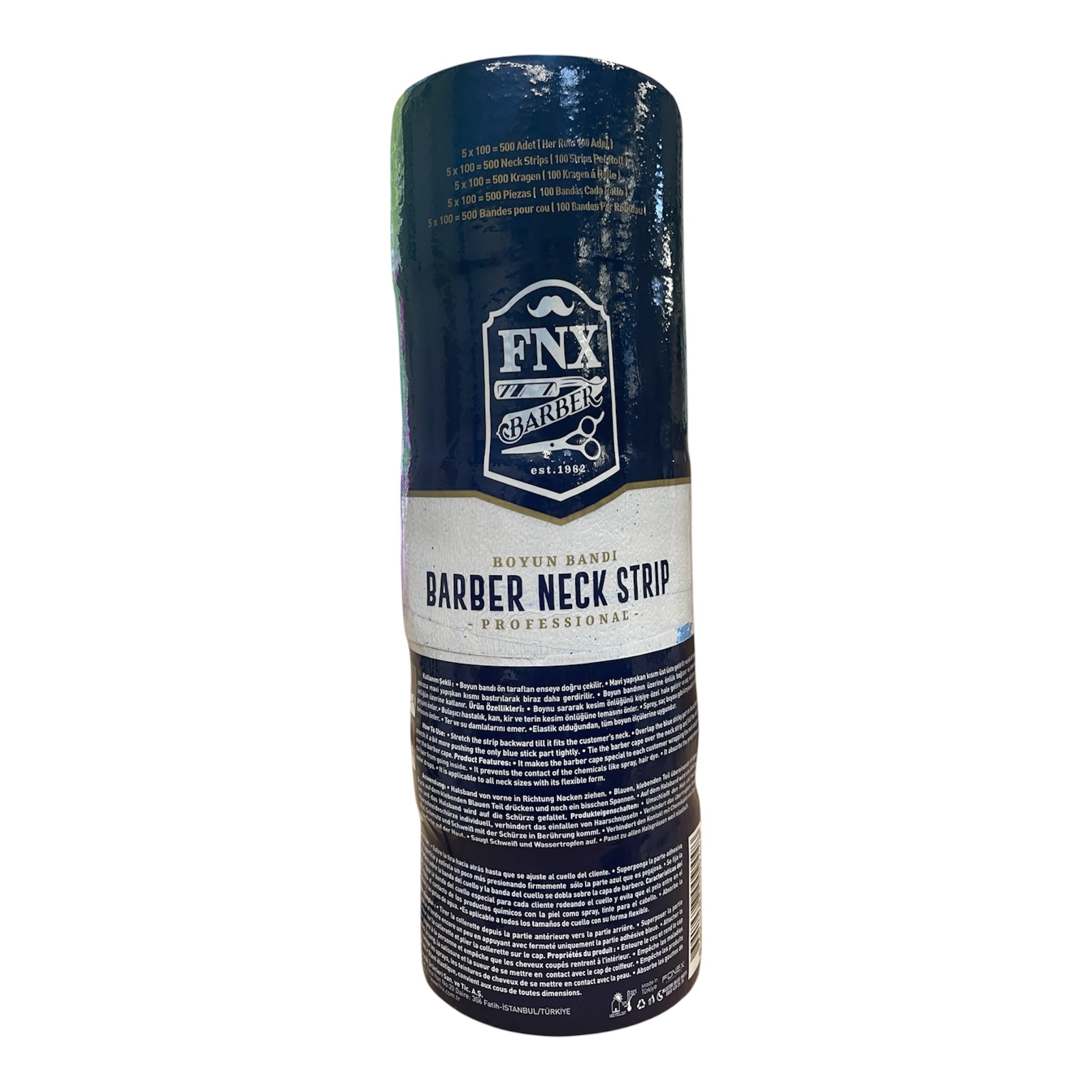 FNX Barber Halskrause – Einweg Nackenpapier für Friseure & Barbers