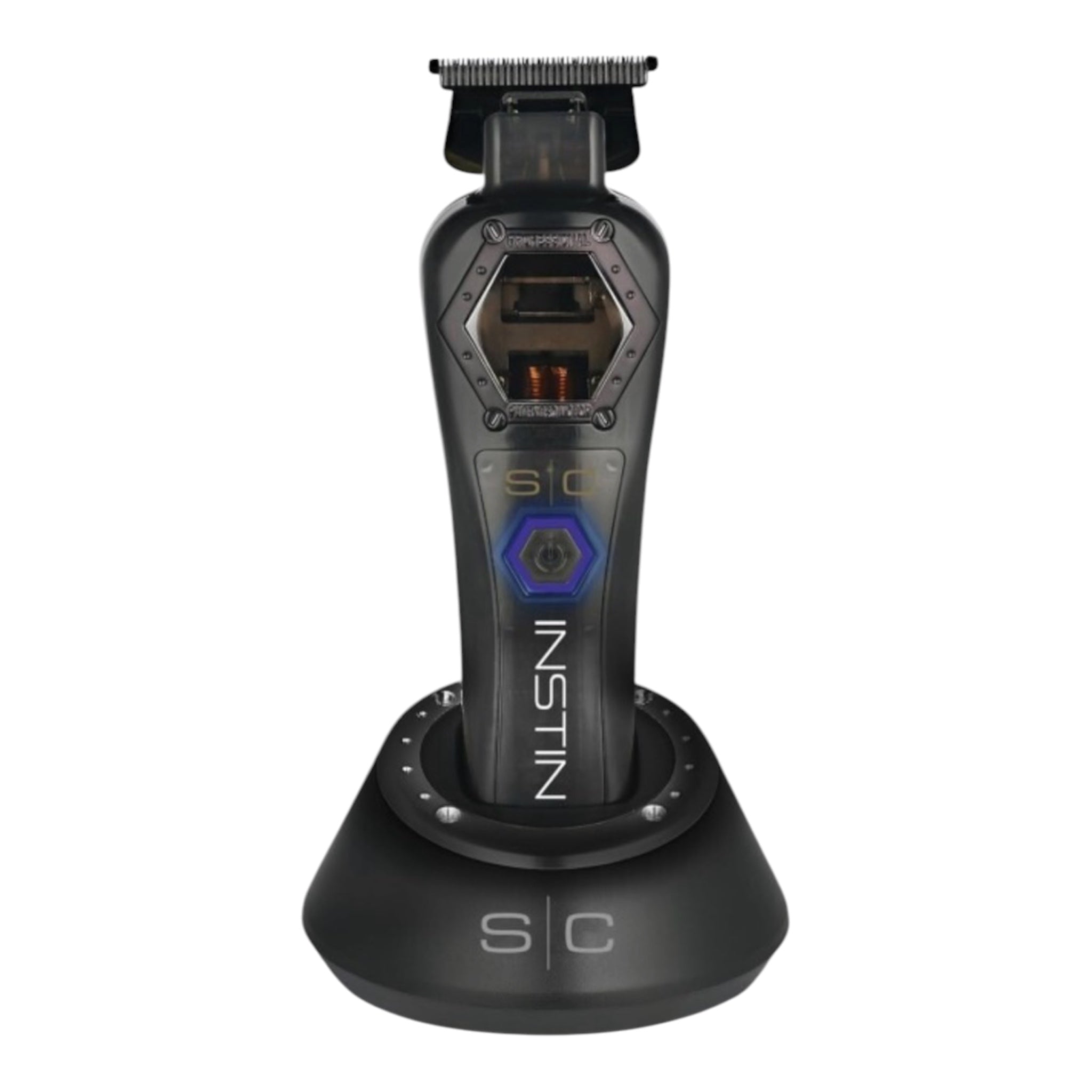 Gamma+ Stylecraft Instinct Metal Edition Trimmer professionelle Konturenmaschine aus Vollmetall für Barber und Friseure