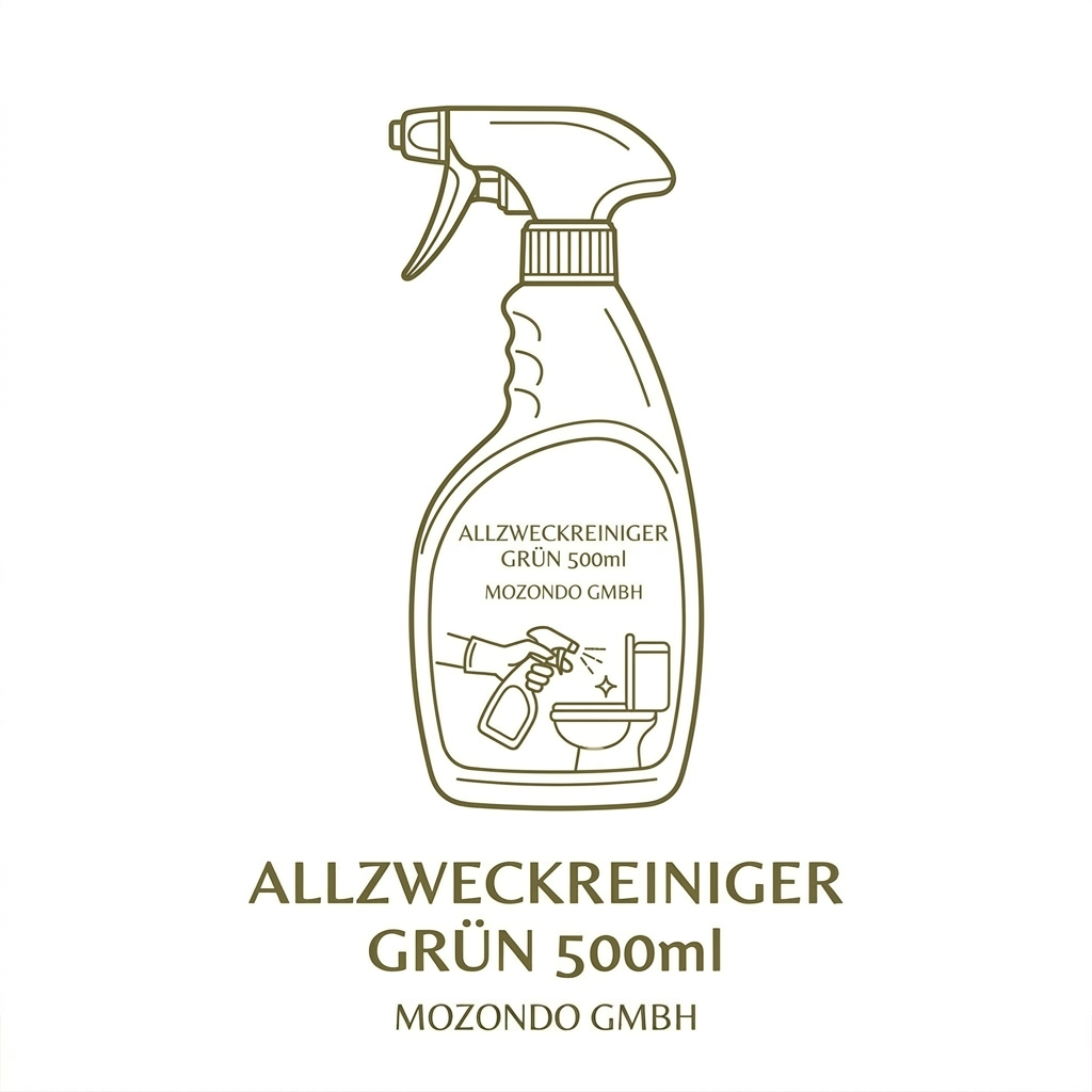 Mehrweg- Kunststoff Leere Flasche für Sanitär- Reinigungsmittel