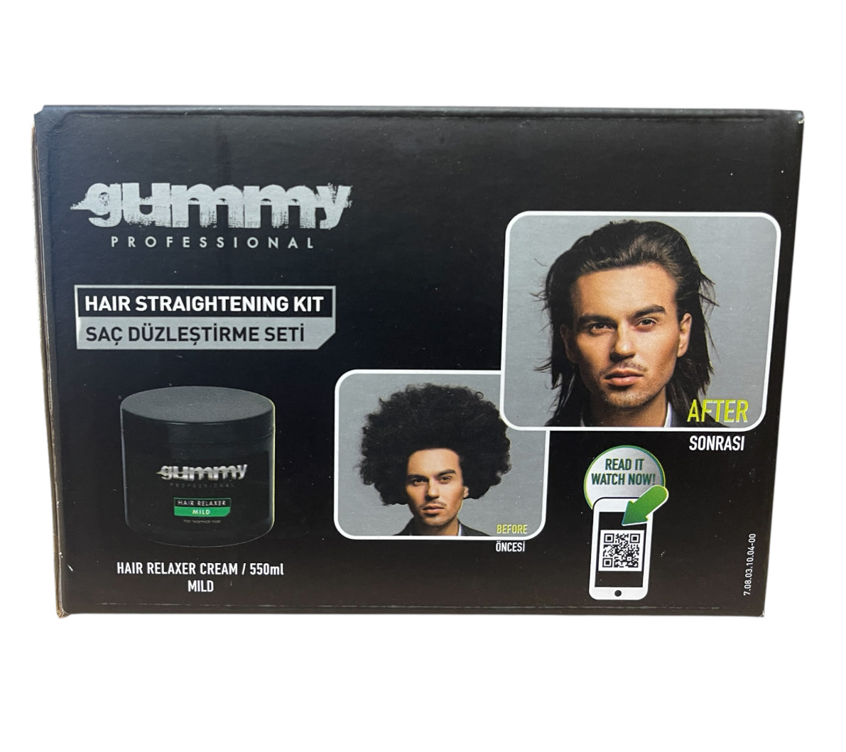 Gummy HAIR STRAIGHTENING KIT