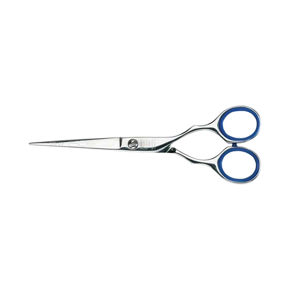 Kiepe Professional Haarschere 2433 mit blauen Fingerringeinsätzen 