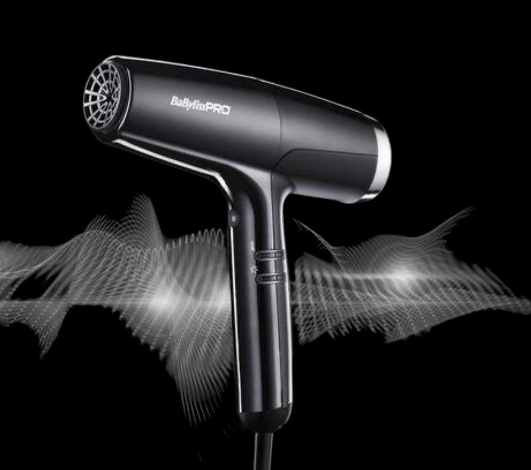 Babyliss Pro FALCO high-speed dryer Schwarz-Silber