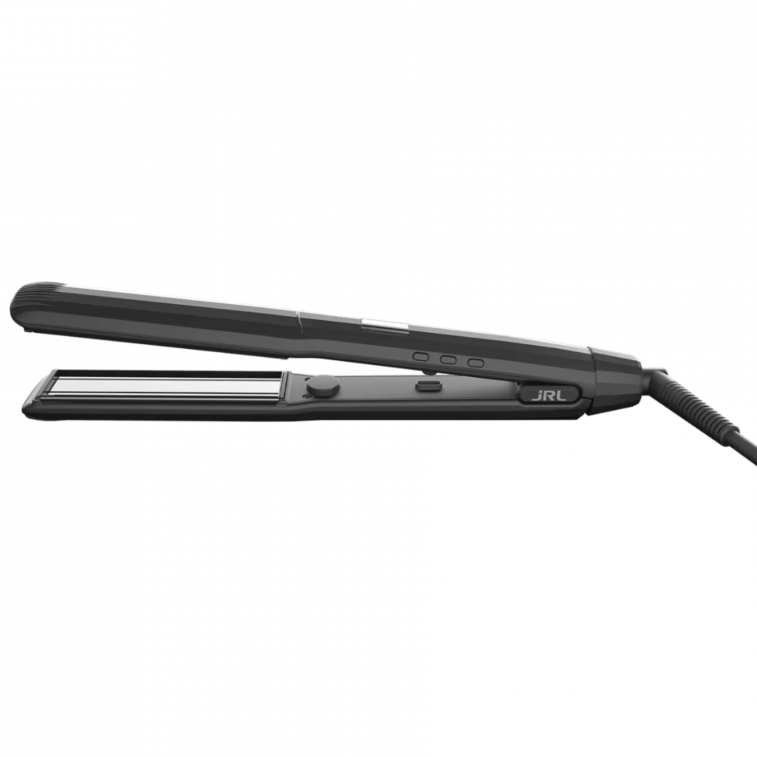Schwarzes JRL F428 Glätteisen und Lockenstyler