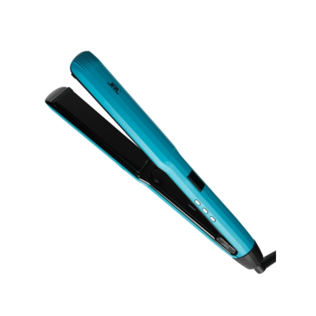 Blaues JRL F428 Glätteisen und Lockenstyler