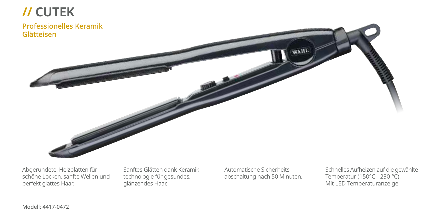 Wahl Cutex Glätteisen