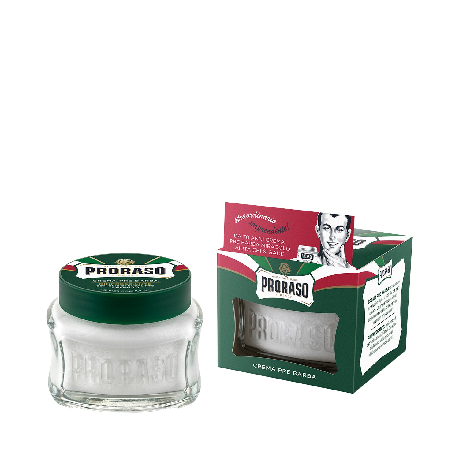 Proraso  GREEN - Pre-Shave Creme 100ml