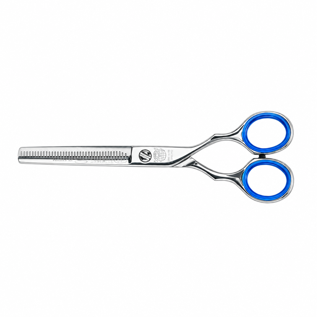 Kiepe Professional Effilierschere 2431 mit blauen Fingerringeinsätzen 