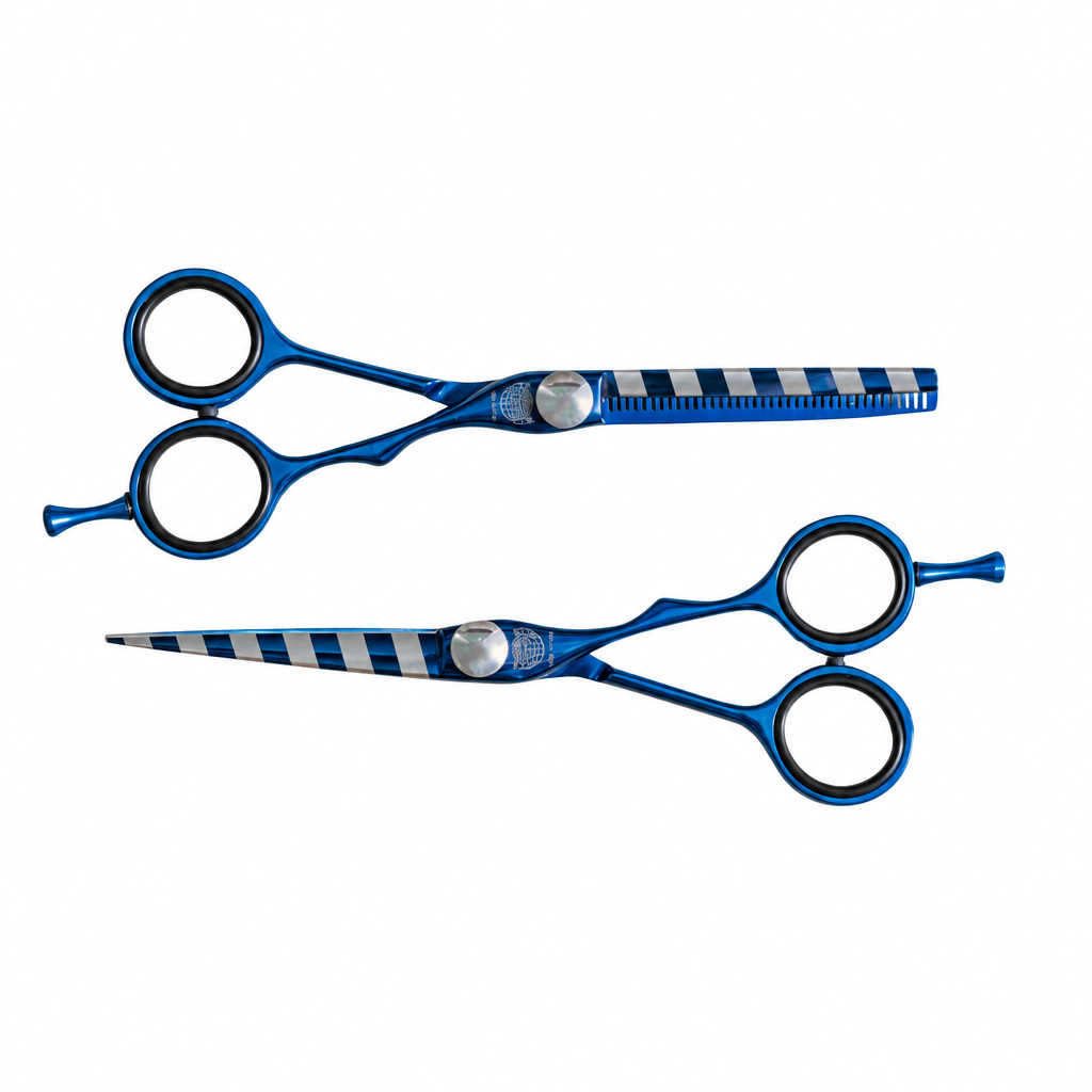 Kiepe Acqua Set 282 mit blauer Haarschere und Effilierschere 