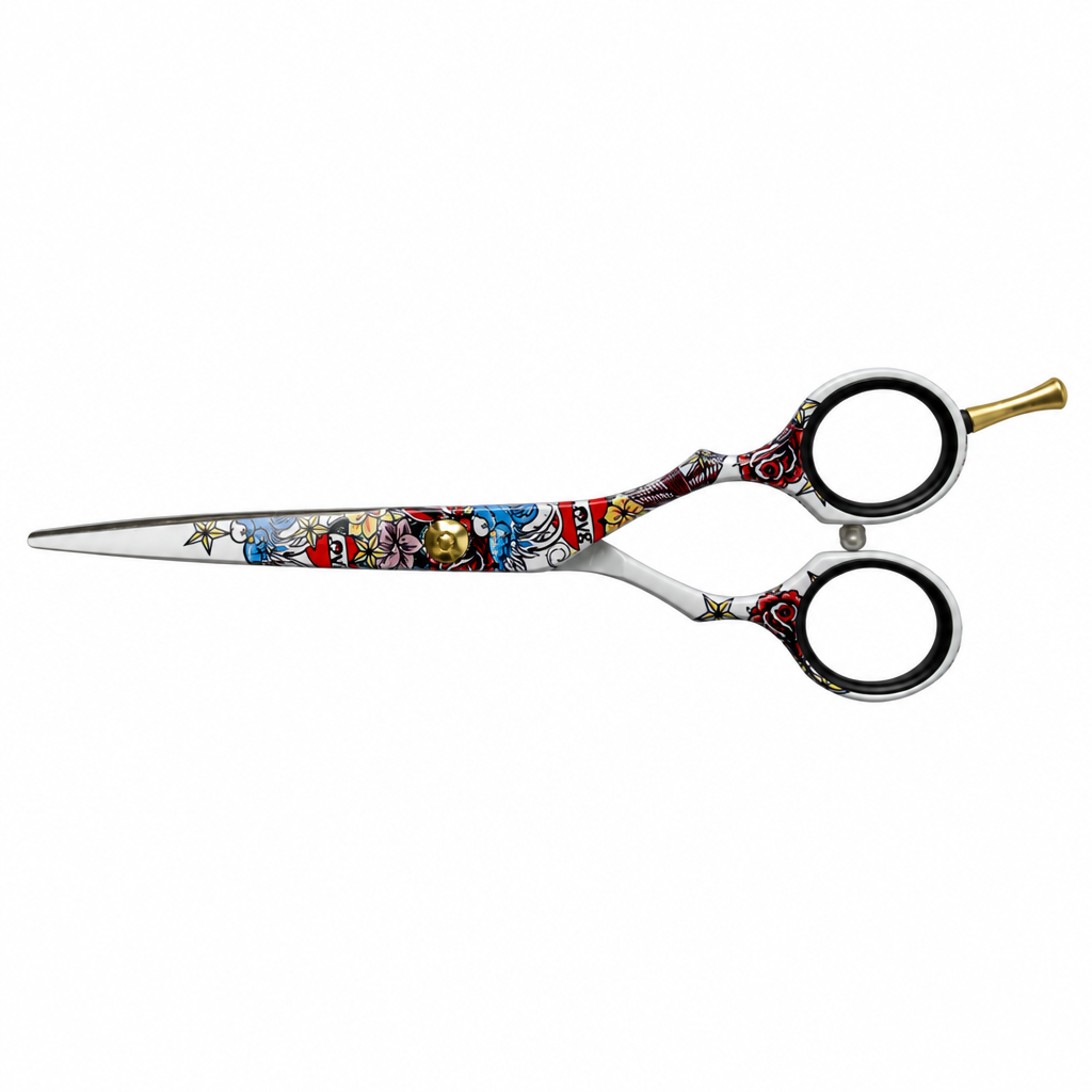 Henbor Superior Haarschere 782T mit Dekormuster 