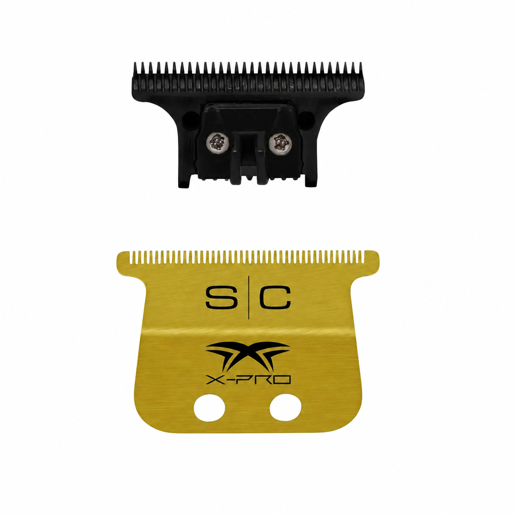 StyleCraft X-Pro Wide Gold und The One DLC Klingenset in Gold und Schwarz