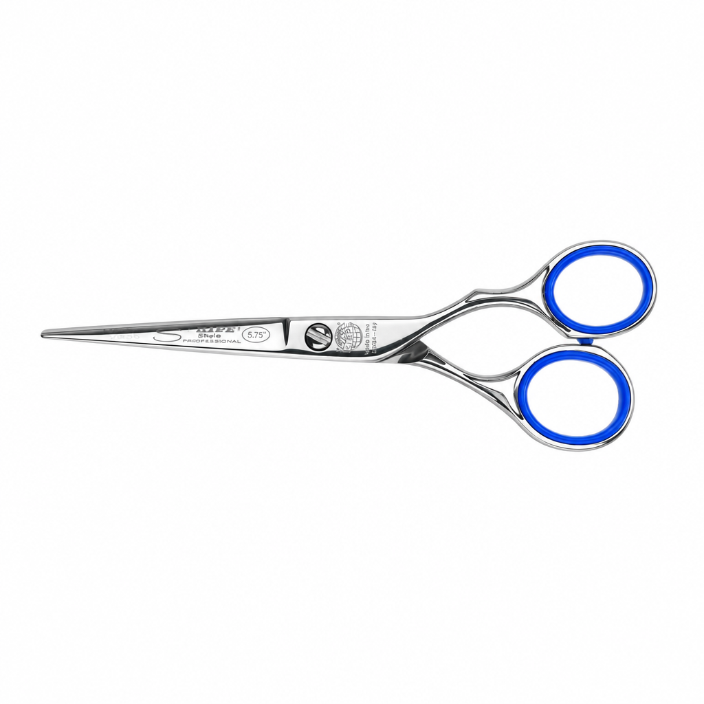 Kiepe Professional Haarschere 2435 mit blauen Fingerringeinsätzen 