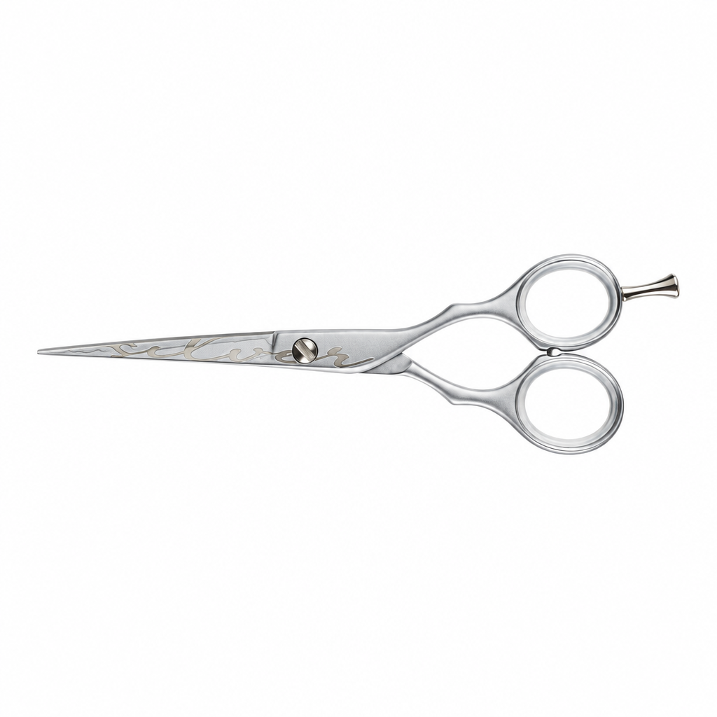 Kiepe Professional Haarschere 2452 in silberfarbener Optik 