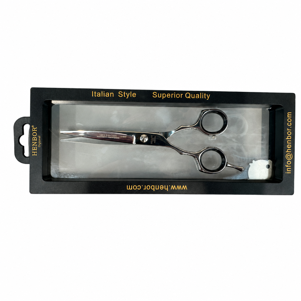 Henbor Superior Linkshänder-Haarschere 815s in Originalverpackung 