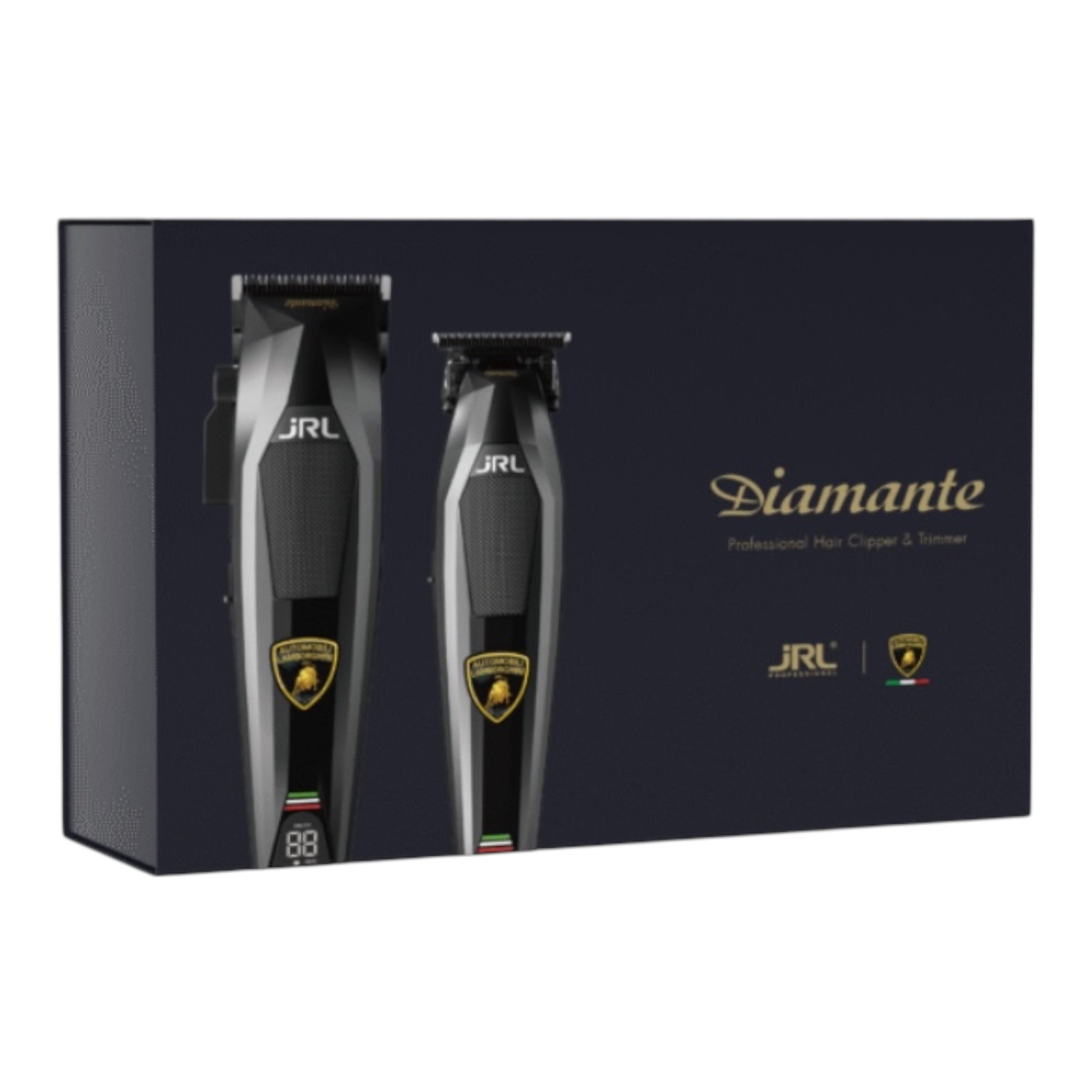 JRL x Lamborghini Diamante Clipper & Trimmer Combo Kit Schwarz