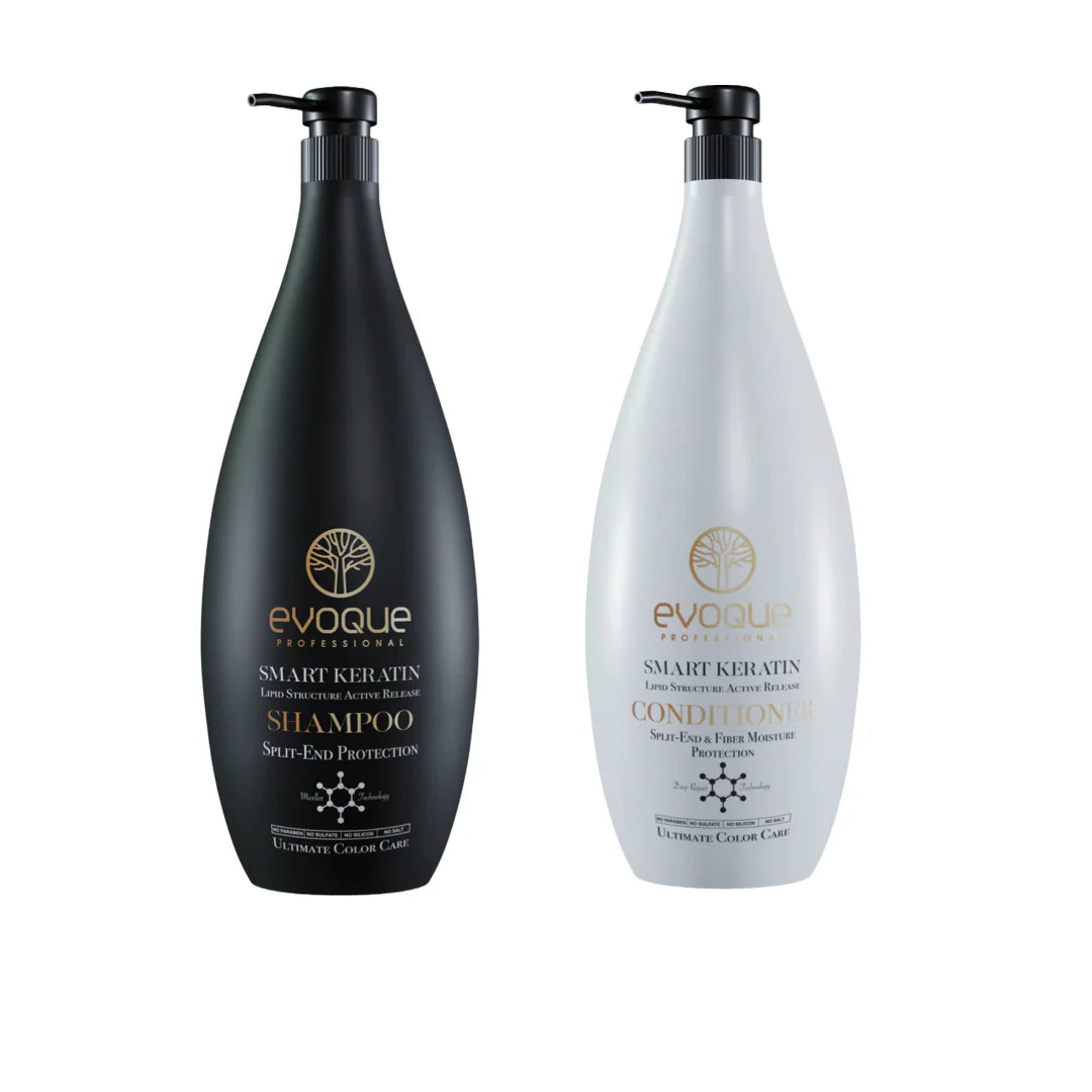 Evoque Smart Keratin Shampoo und Conditioner 1000ml