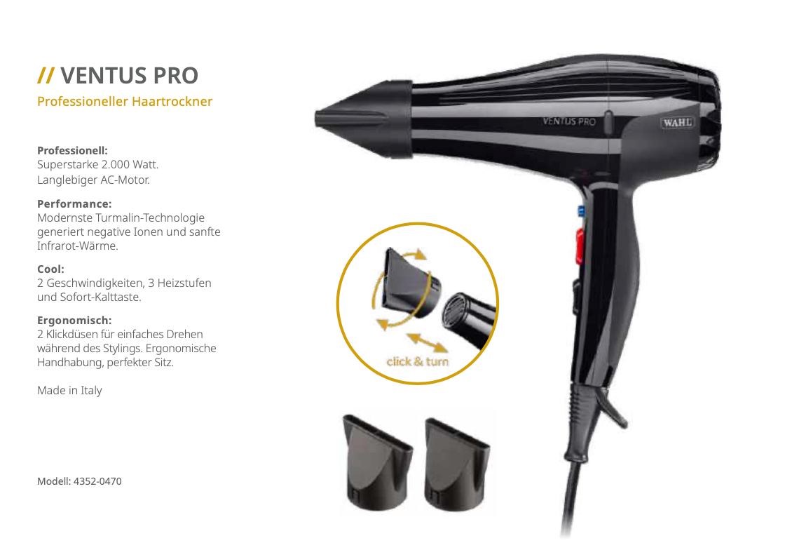 Wahl Ventus Pro Haartrockner