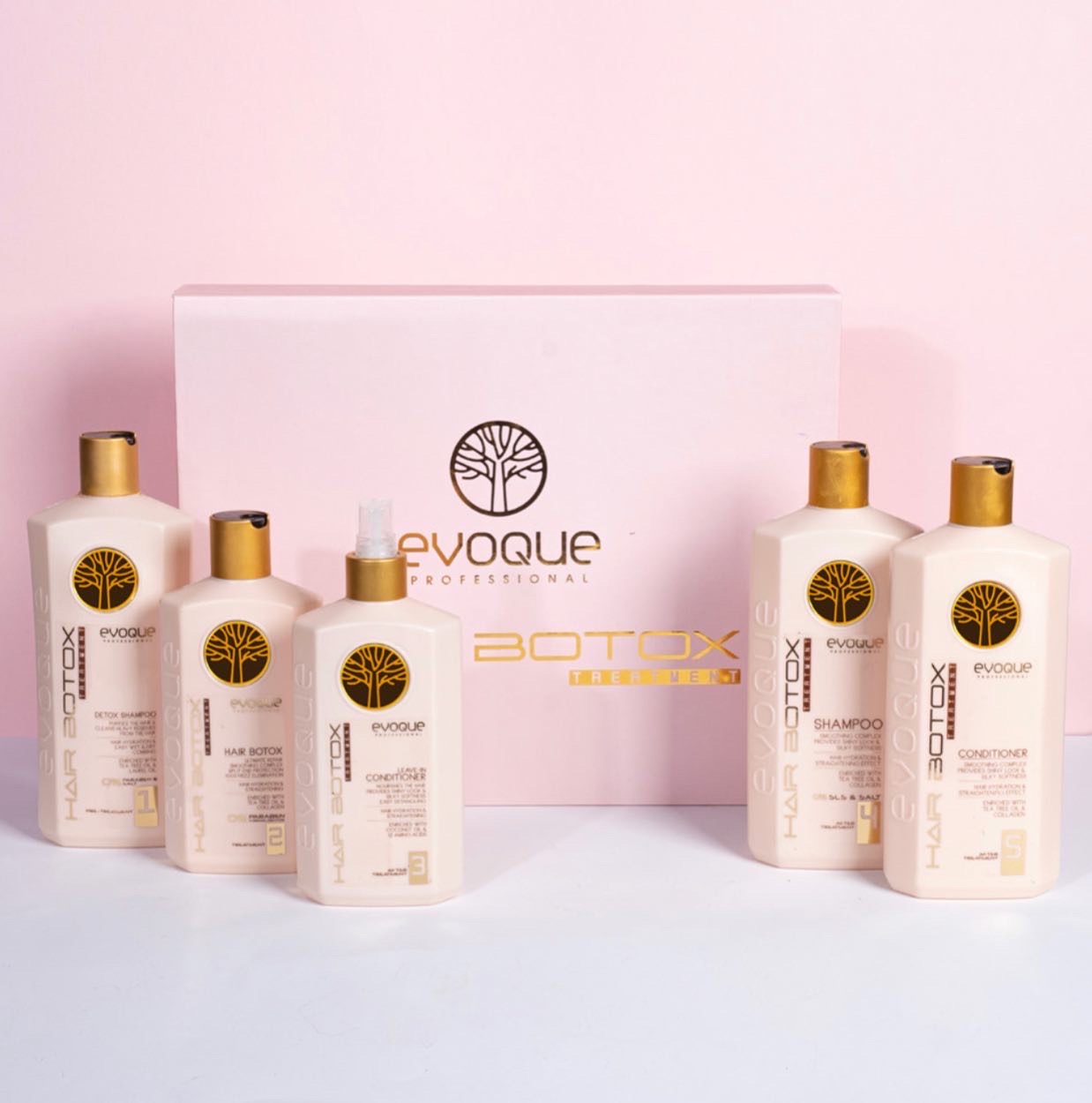 EVOQUE PROFESSIONAL HAIR BOTOX SERIES 1-2-3